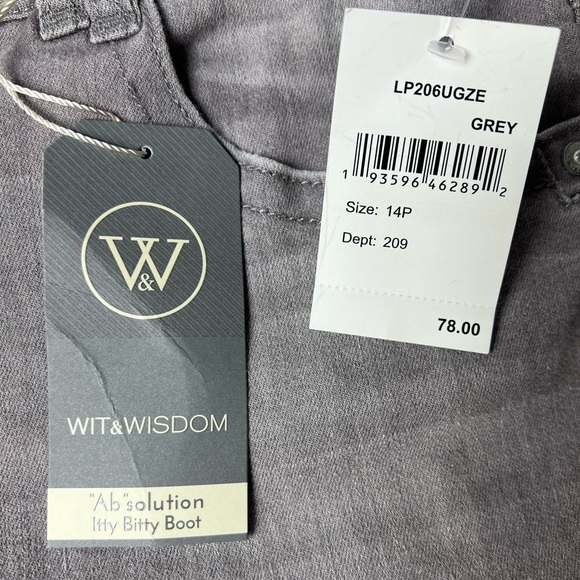 Wit & Wisdom Gray Bootcut Jean - Picture 12 of 16